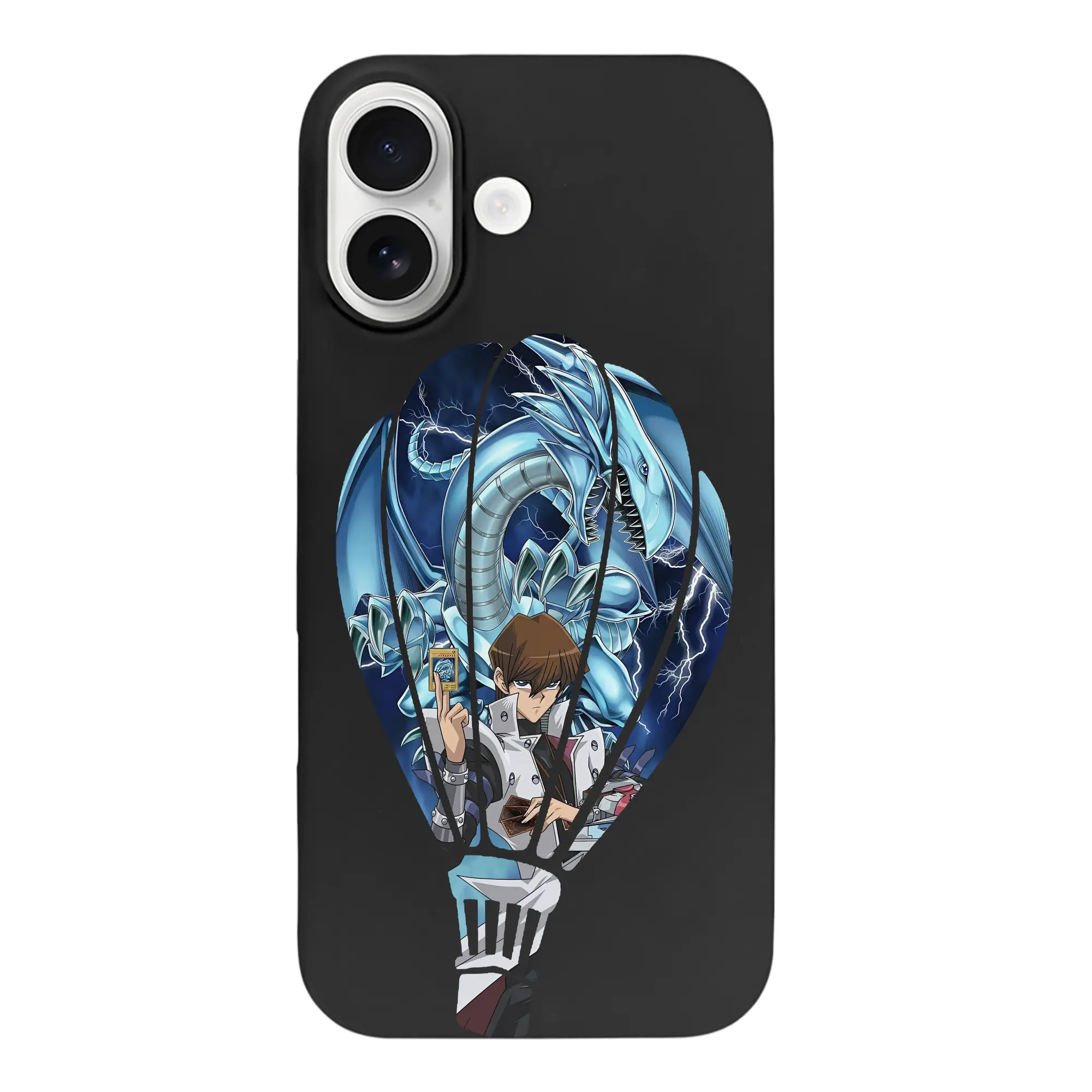 遊☆戯☆王 グッズ,海馬瀬人 - iPhone 17 シリーズ シリコンケース 薄型 耐衝撃 指紋防止 ソフトタッチカバー 精密フィット 傷防止 保護ケース iPhone 17/17 Air/17 Pro/17 Pro Max 対応